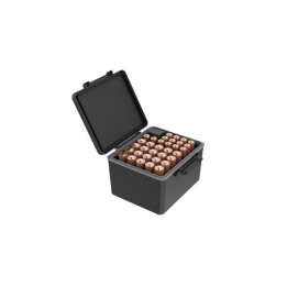 AA / AAA Battery Storage Box with Electricity Detector (20*AA + 14*AAA)
