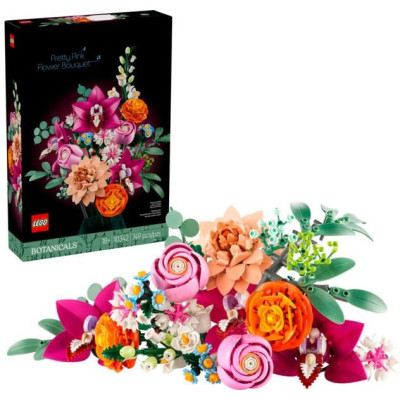 LEGO Botanicals - Krásná kytice růžových květin