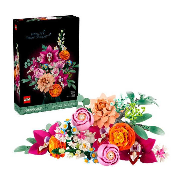 LEGO Botanicals - Krásná kytice růžových květin