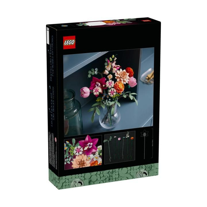 LEGO Botanicals - Krásná kytice růžových květin