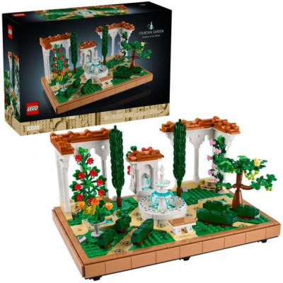LEGO Icons - Zahrada s fontánou