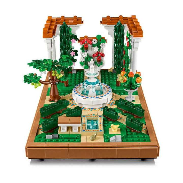 LEGO Icons - Zahrada s fontánou
