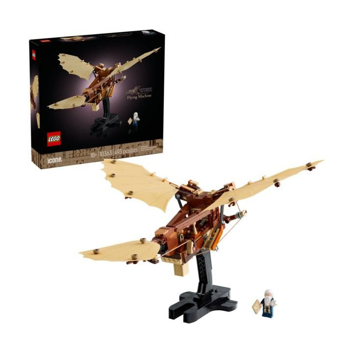 LEGO Icons - Létající stroj Leonarda da Vinciho