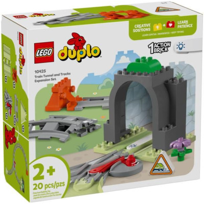 LEGO DUPLO - Železniční tunel a koleje – rozšiřující sada