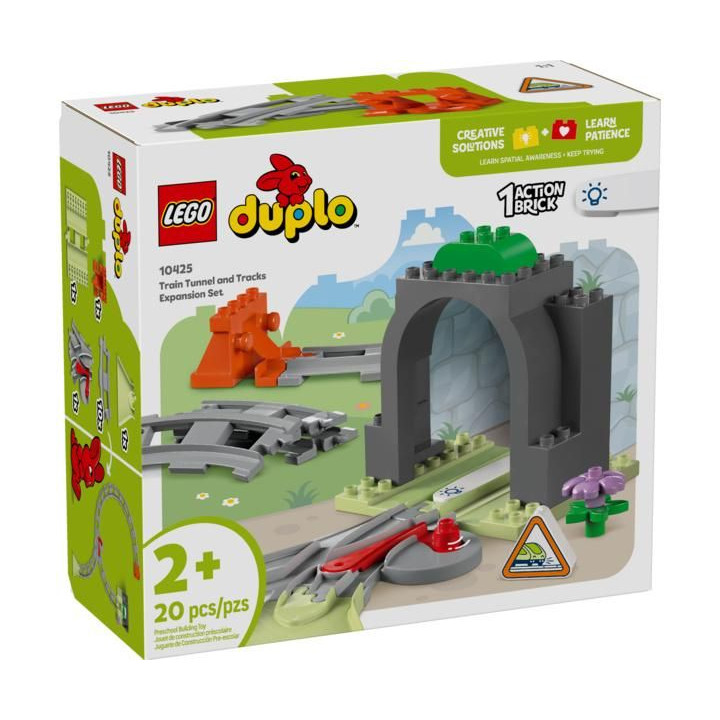 LEGO DUPLO - Železniční tunel a koleje – rozšiřující sada