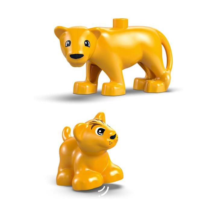 LEGO DUPLO - Rodinky divokých zvířat: Tučňáci a lvi