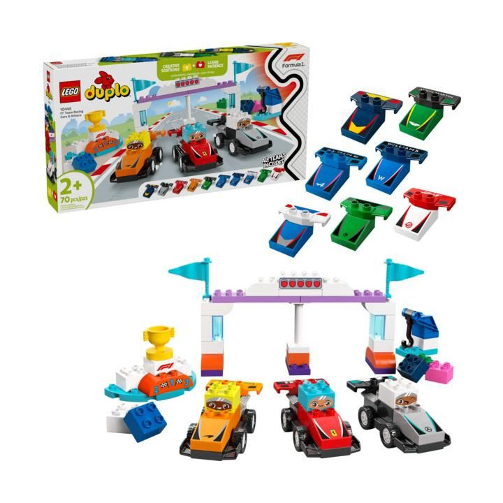 LEGO DUPLO - Závodní auta a řidiči týmu F1®
