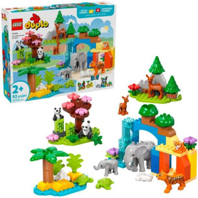 LEGO DUPLO - Rodinky divokých zvířat 3 v 1
