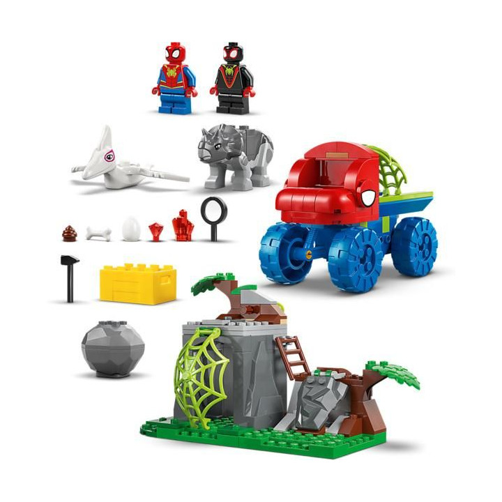 LEGO Marvel - Spidey a jeho úžasní přátelé - Spideyho tým a záchrana dinosaurů s truckem