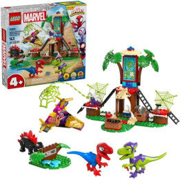 LEGO Marvel - Spidey a jeho úžasní přátelé - Spidey, Gobby a raptoří bitva na základně na stromě