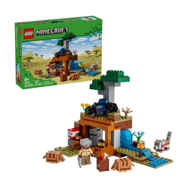 LEGO Minecraft - Výprava do dolu a pásovec