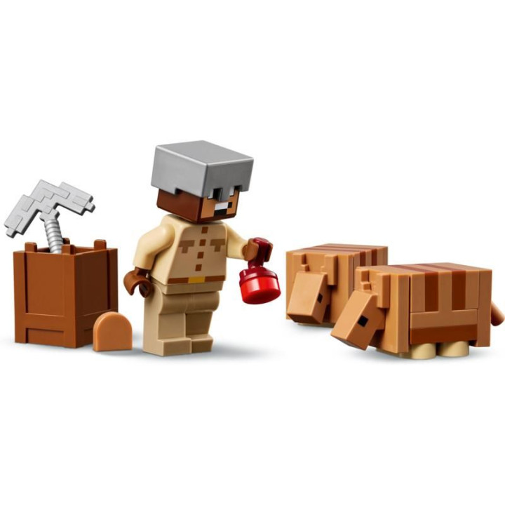 LEGO Minecraft - Výprava do dolu a pásovec