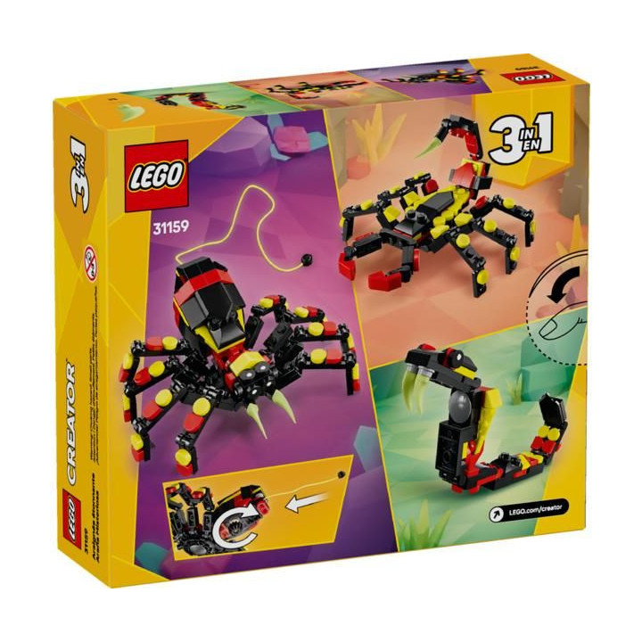 LEGO Creator - Divoká zvířata: Překvapivý pavouk