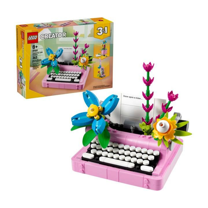 LEGO Creator - Psací stroj s květinami