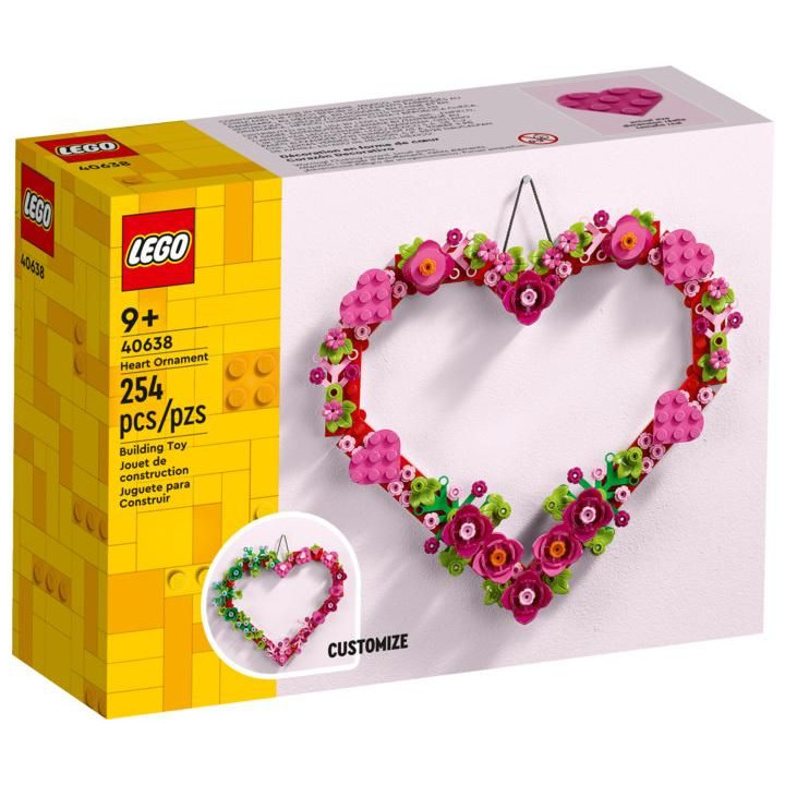 LEGO Iconic - Ozdoba ve tvaru srdce