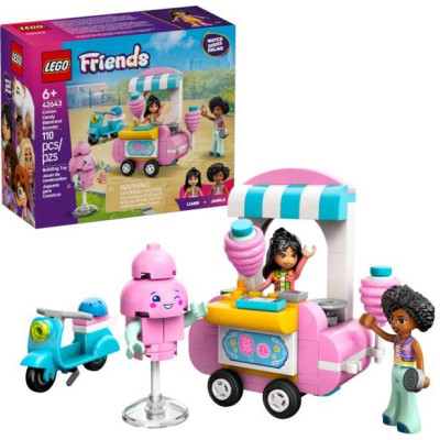 LEGO Friends - Stánek s cukrovou vatou a skútr