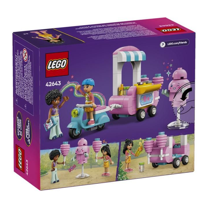 LEGO Friends - Stánek s cukrovou vatou a skútr