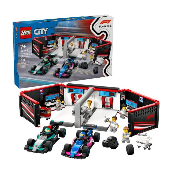 LEGO City - Garáž F1® a vozy Mercedes-AMG a Alpine