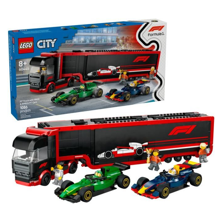 LEGO City - Kamion F1® s vozy F1® RB20 a AMR24