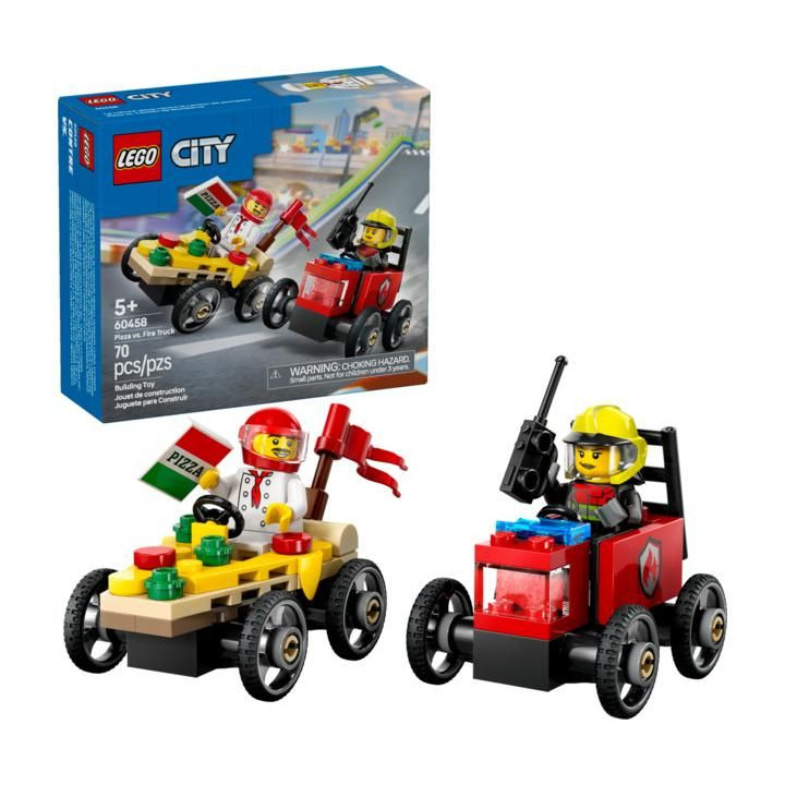 LEGO City - Závodní balíček: Rozvoz pizzy vs. hasičské auto