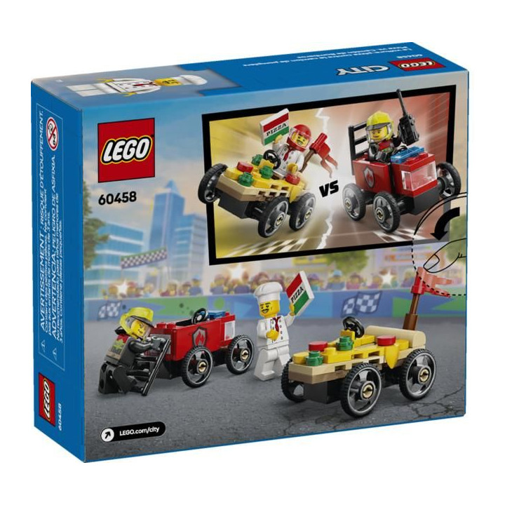 LEGO City - Závodní balíček: Rozvoz pizzy vs. hasičské auto