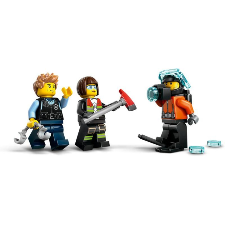 LEGO City - Remix: Helikoptéra, hasičský vůz a ponorka