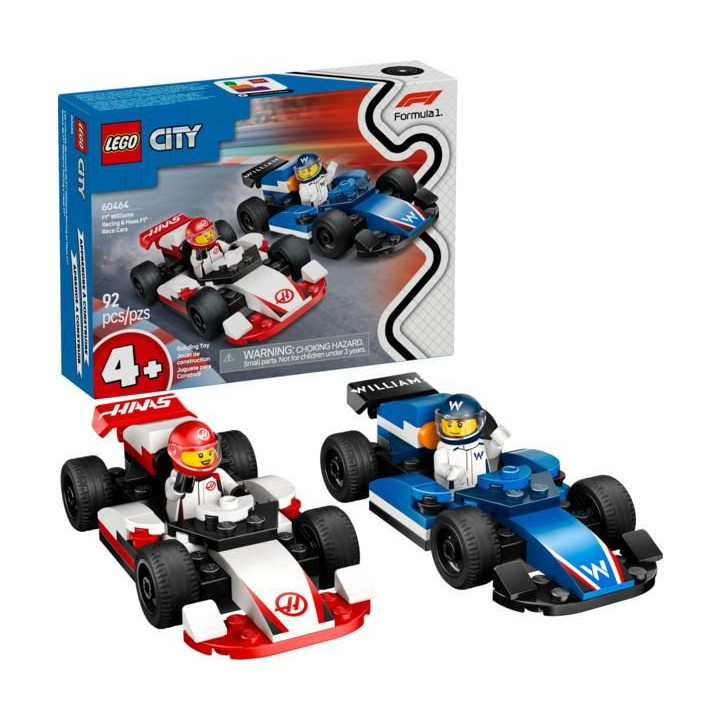 LEGO City - Závodní vozy F1® Williams Racing a Haas F1®