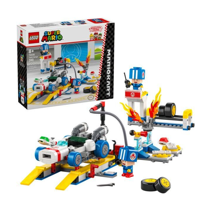 LEGO Super Mario - Mario Kart™ – Toad a jeho garáž