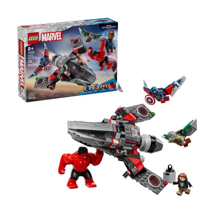 LEGO Marvel - Souboj: Kapitán Amerika vs. Red Hulk