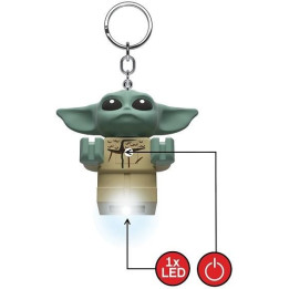 LEGO svítící klíčenka - Star Wars Baby Yoda