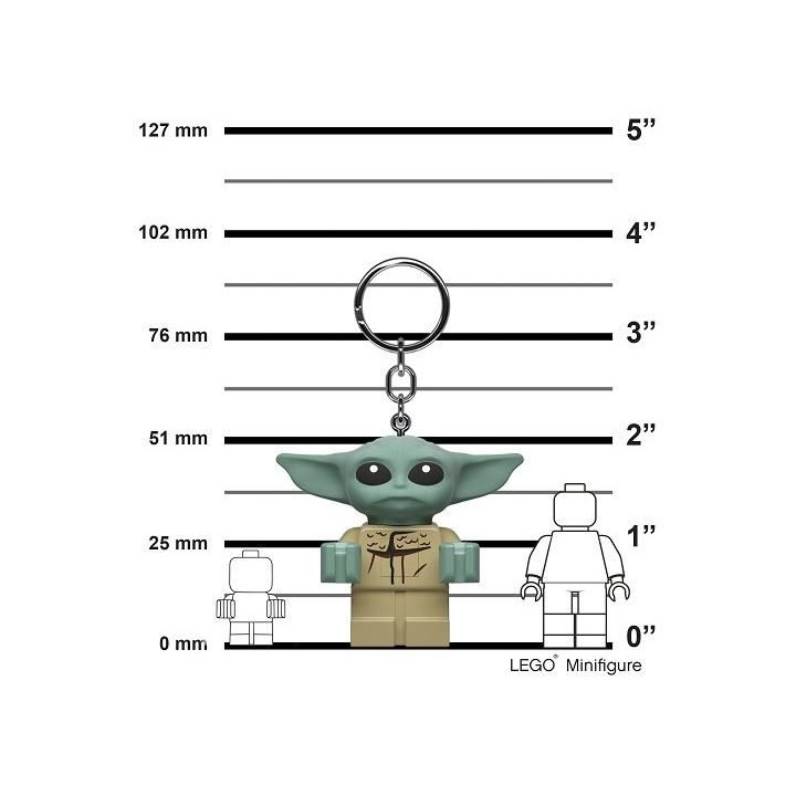 LEGO svítící klíčenka - Star Wars Baby Yoda