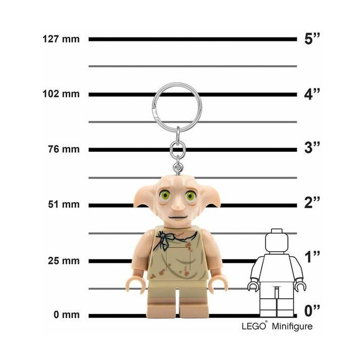 LEGO svítící klíčenka - Harry Potter Dobby
