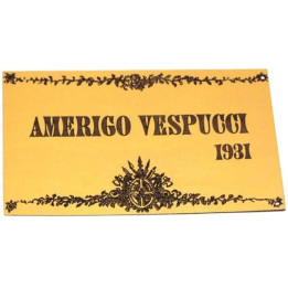 Mantua Model Štítek dřevěný: Amerigo Vespucci