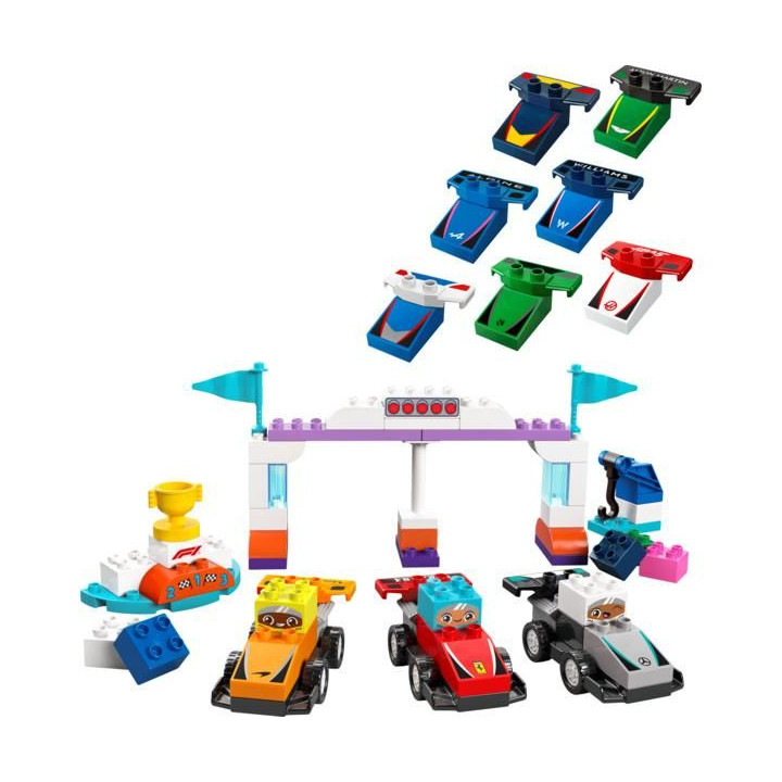LEGO DUPLO - Závodní auta a řidiči týmu F1®