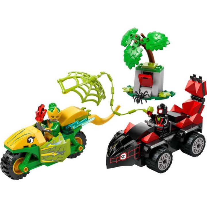 LEGO Marvel - Spidey a jeho úžasní přátelé - Spin, Electro a honička s dinosauřím vozidlem