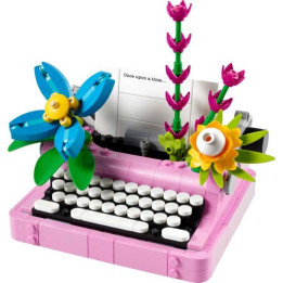 LEGO Creator - Psací stroj s květinami