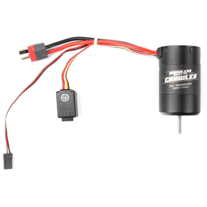 Střídavý FOC systém 1800KV (motor + regulátor, 2v1)