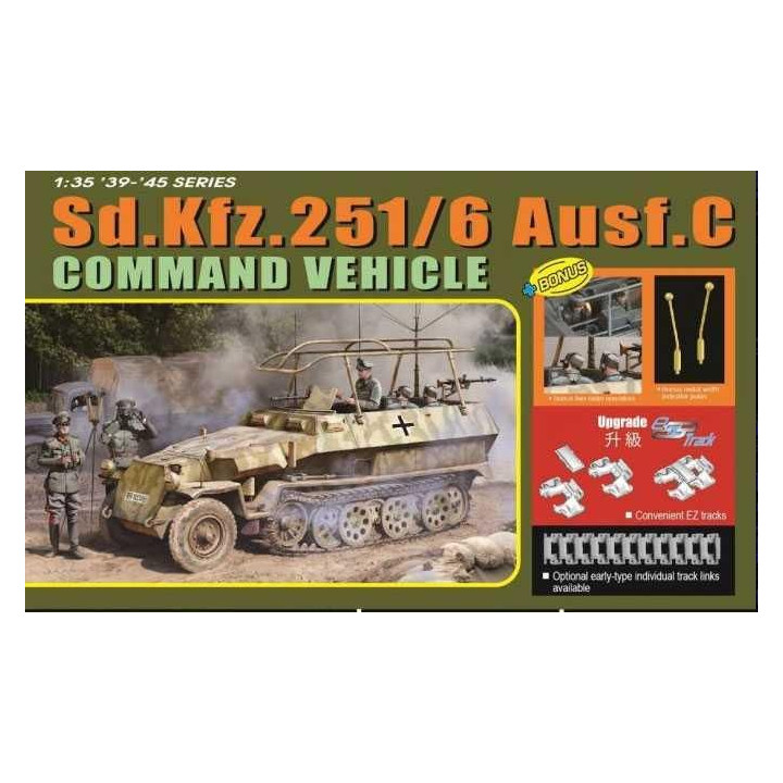 Model Kit military 6442 - Sd.Kfz.251/6 Ausf.C COMMAND VEHICLE (1:35)