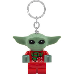 LEGO svítící klíčenka - Star Wars Baby Yoda ve svetru