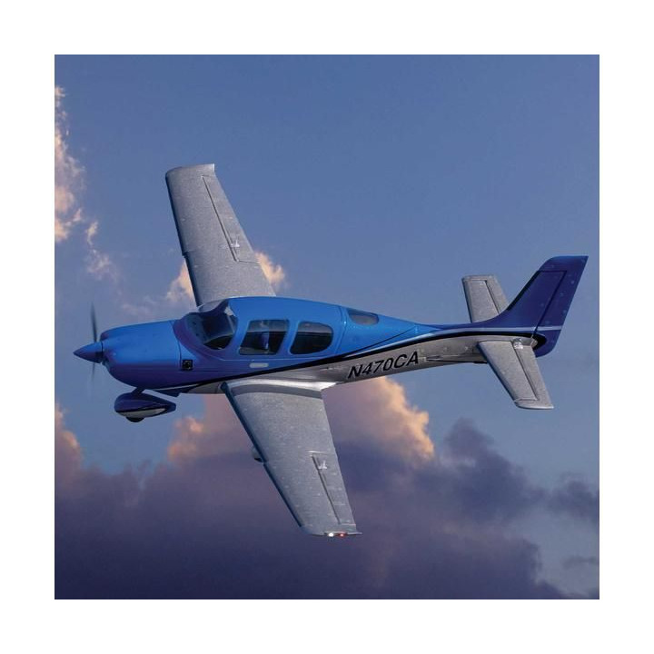 E-flite Cirrus SR22T 0.73m AS3X SAFE Select BNF Basic