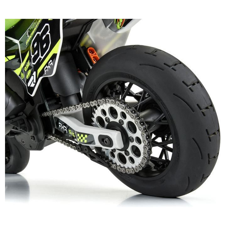 Pro-Line kolo s pneu 1:4 Supermoto 2.0 S3 zadní, disk černý: PM-MX/SM