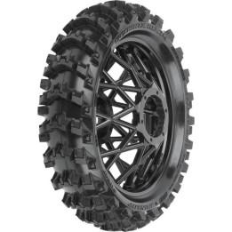 Pro-Line kolo s pneu 1:4 Dunlop Geomax MX14 V2 Bead CR4 zadní, disk černý: Promoto-MX