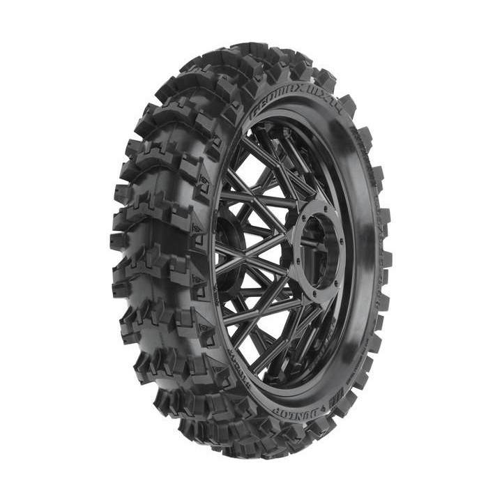 Pro-Line kolo s pneu 1:4 Dunlop Geomax MX14 V2 Bead CR4 zadní, disk černý: Promoto-MX