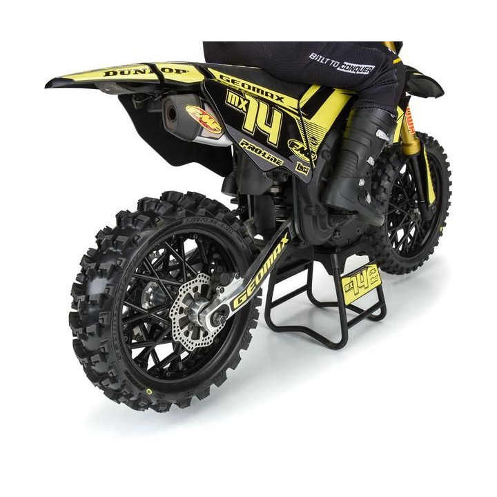 Pro-Line kolo s pneu 1:4 Dunlop Geomax MX14 V2 Bead CR4 zadní, disk černý: Promoto-MX