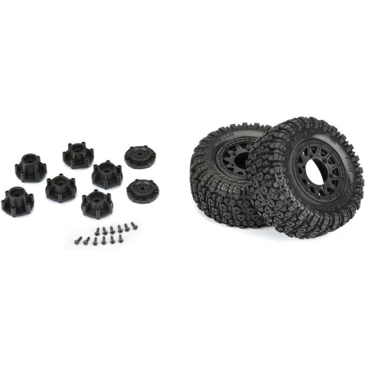 Pro-Line kolo s pneu 2.2:/3.0" Aztek SC M2, disk černý Raid 6x30 H12 a H14: Slash, Senton