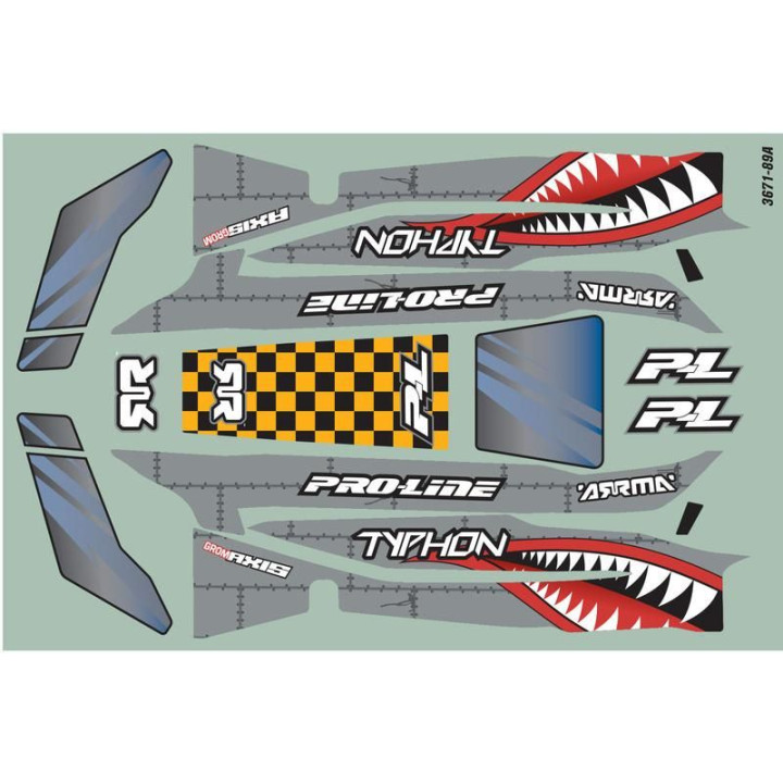 Pro-Line karosérie 1:14 Axis šedá: Typhon GROM