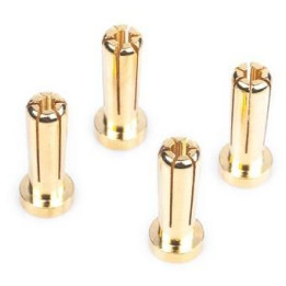 5mm/G5 Gold Works Team/zlaté konektory, 18mm, 4ks.