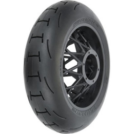 Pro-Line kolo s pneu 1:4 Supermoto 2.0 S3 zadní, disk černý: PM-MX/SM