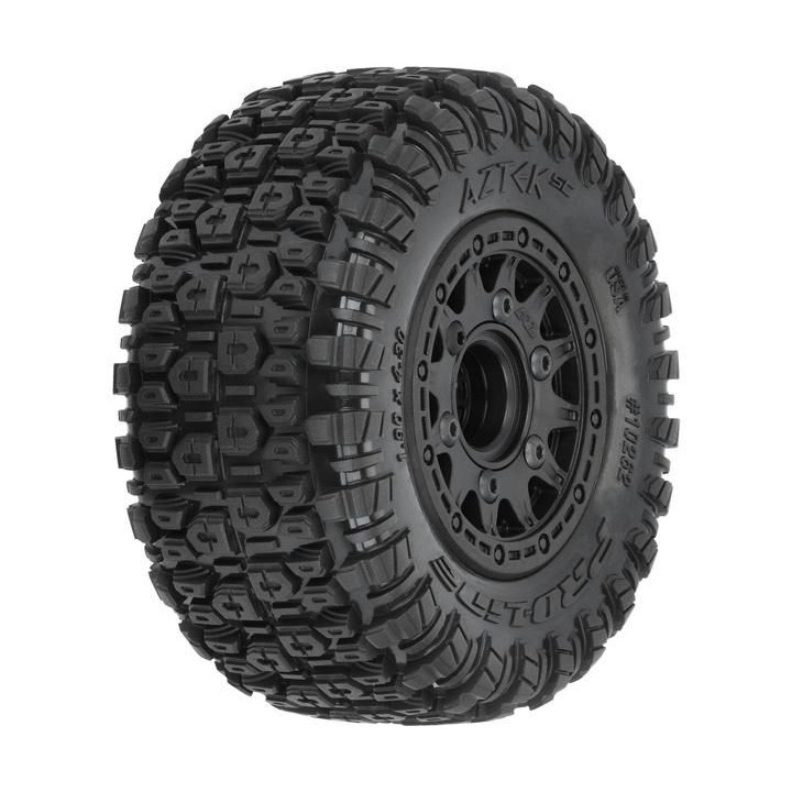 Pro-Line kolo s pneu 2.2:/3.0" Aztek SC M2, disk černý Raid 6x30 H12 a H14: Slash, Senton