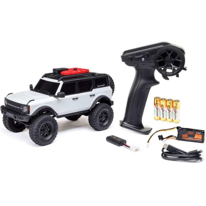 Axial SCX24 Ford Bronco 2021 1:24 4WD RTR bílý